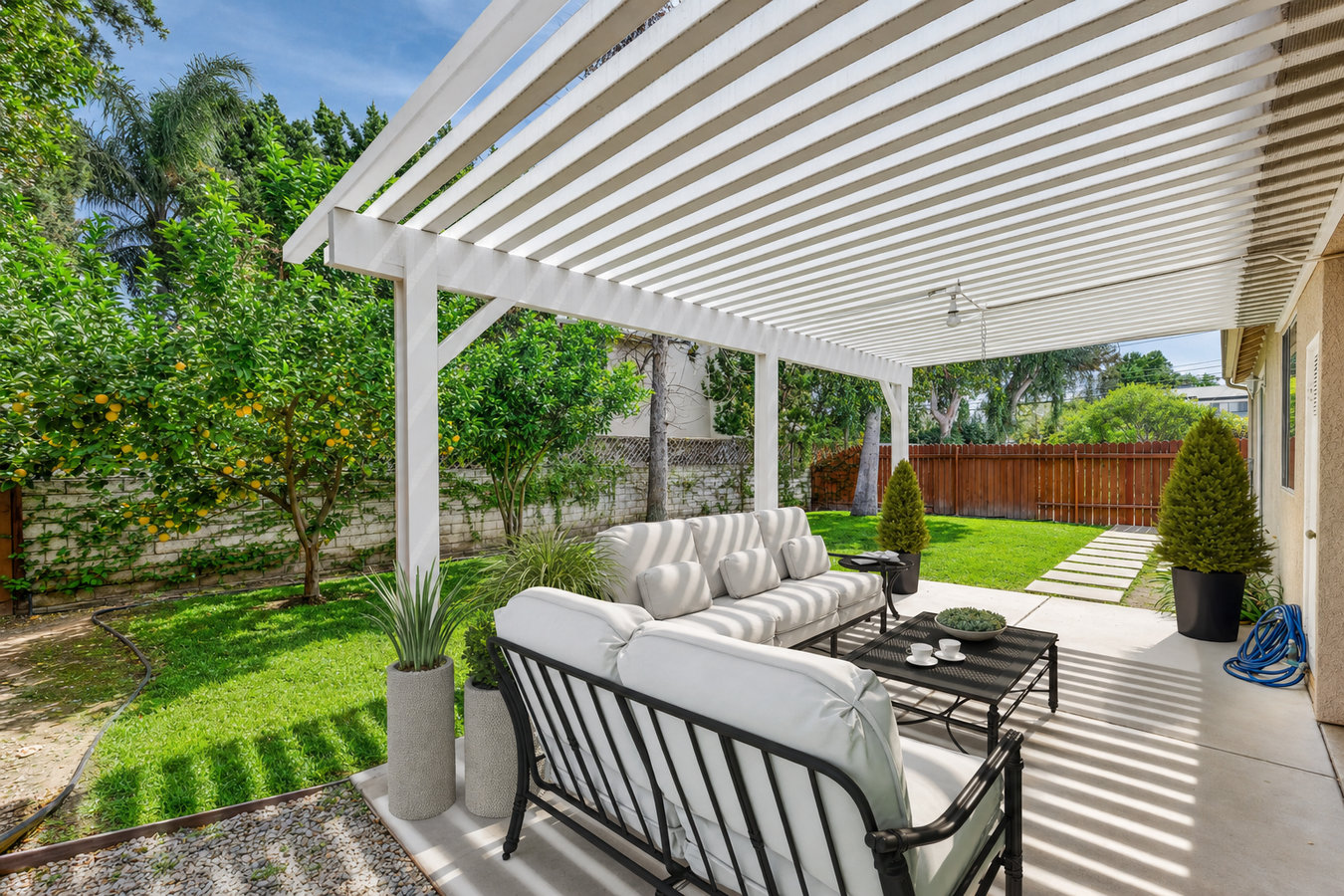 Pergola installation